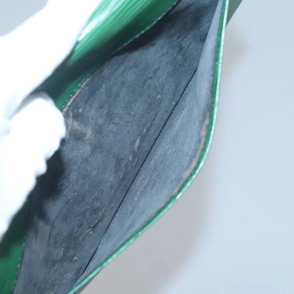 LOUIS VUITTON Epi Art Deco Clutch Bag Green M52634 LV Auth BA2685 - Picture 9 of 16